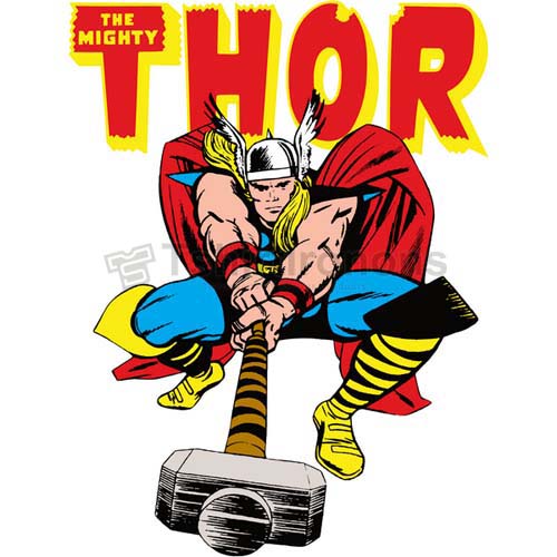 Thor T-shirts Iron On Transfers N4693 - Click Image to Close